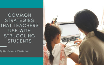 Common Strategies That Teachers Use with Struggling Students