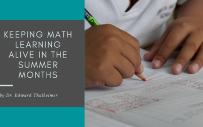 Keeping Math Learning Alive in the Summer Months